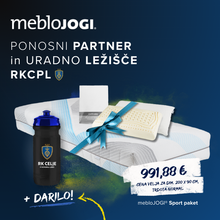 Load image into Gallery viewer, mebloJOGI® SPORT PAKET: Vzmetnica Quantum Sport Re-Generate + Vzglavnik + Jogi rjuha + DARILO