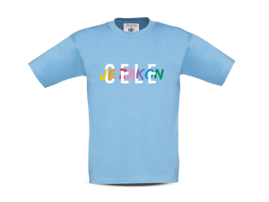 Otroška majica Cele je zakon modra