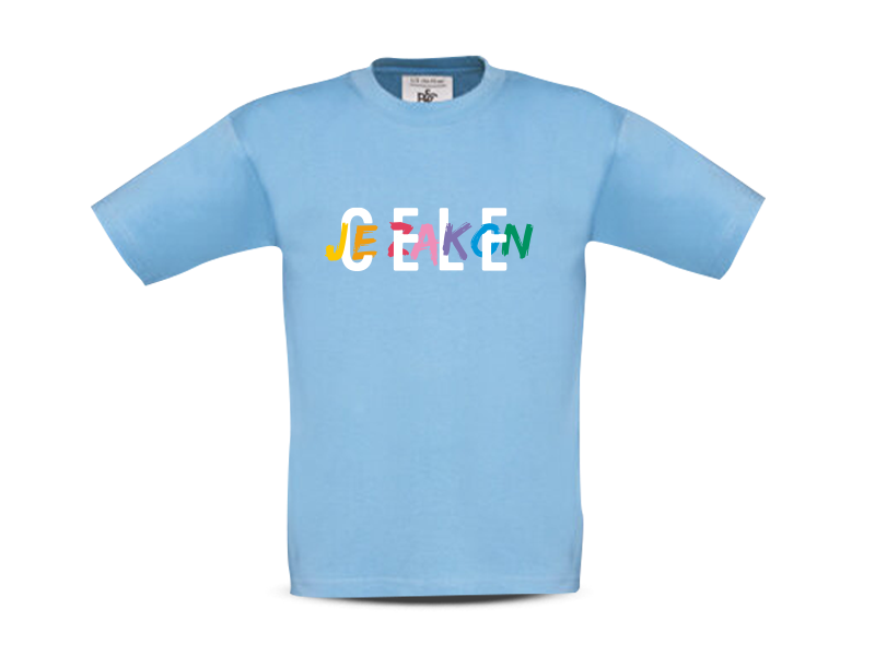 Otroška majica Cele je zakon modra